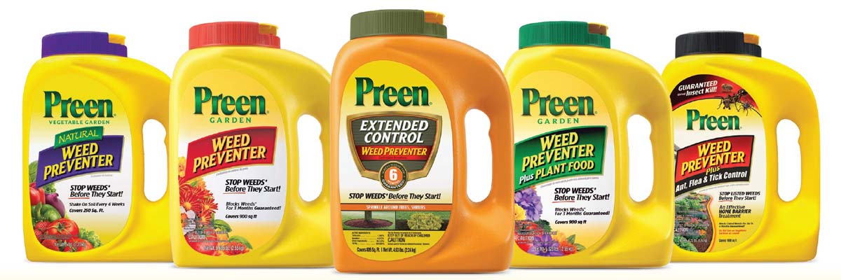 Preen Weed Preventer product lineup