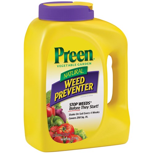 Preen Natural Vegetable Garden Weed Preventer bottle
